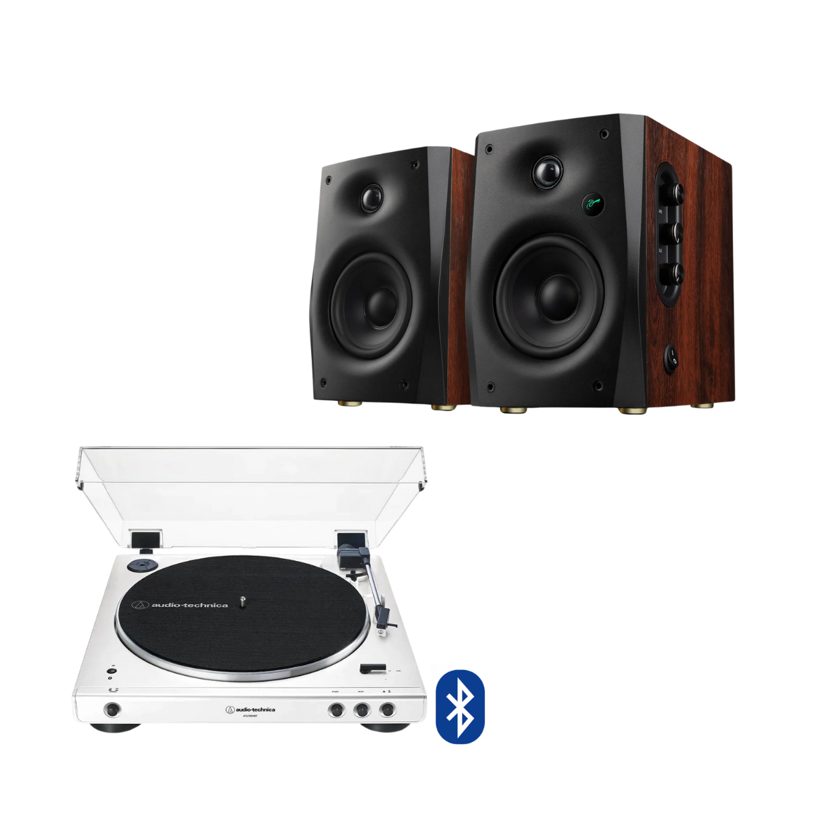 Pack Tornamesa AT-LP60XBT + Parlantes D1100 (Preventa: despachos a partir del 17 de Noviembre)