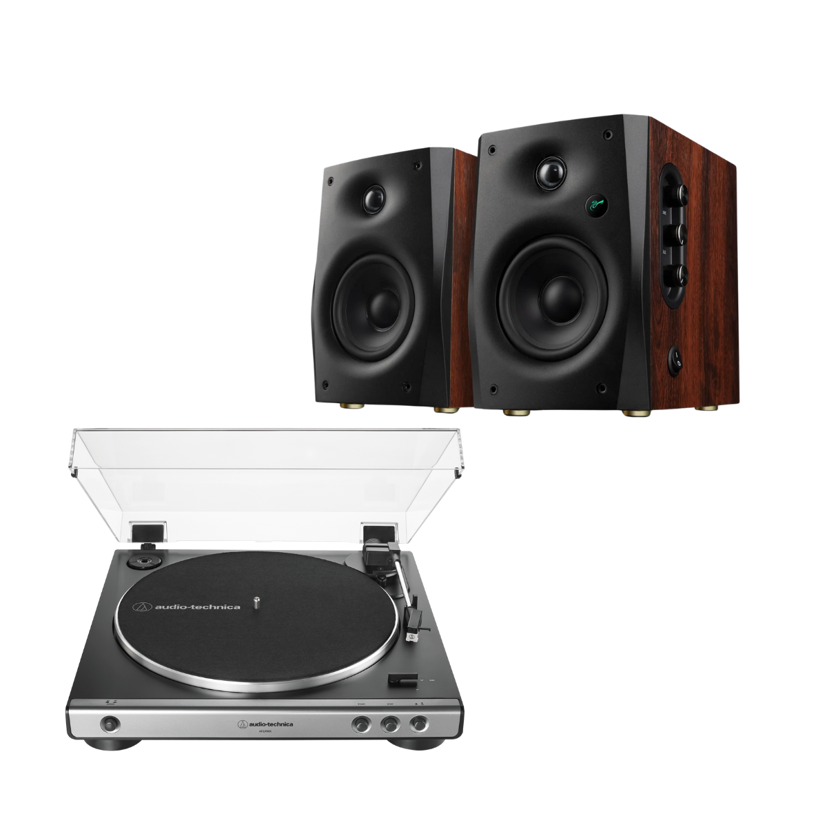 Pack Tornamesa AT-LP60X + Parlantes D1100 (Preventa: despachos a partir del 17 de Noviembre)