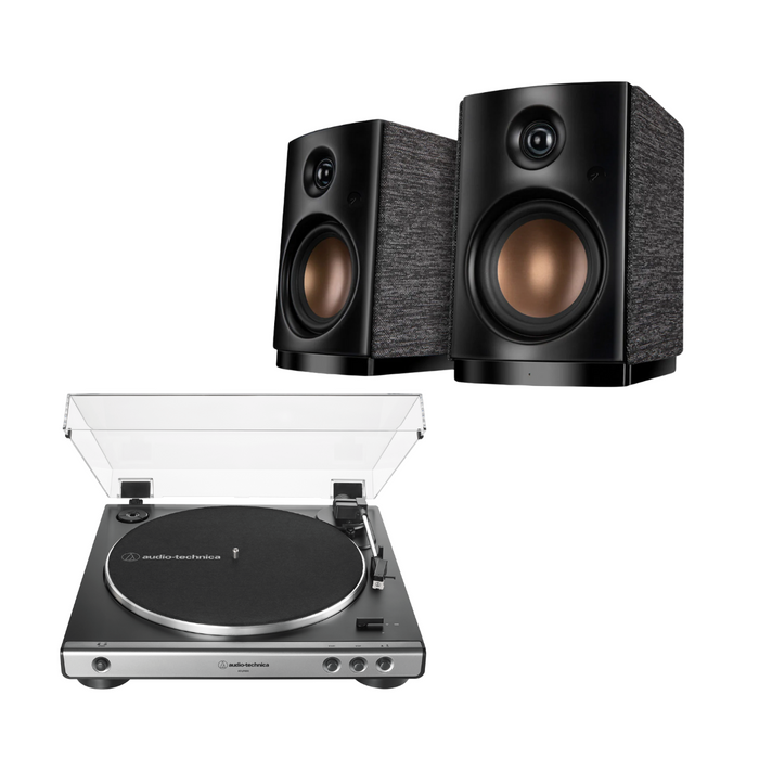 Pack Tornamesa AT-LP60X + Parlantes OS-10