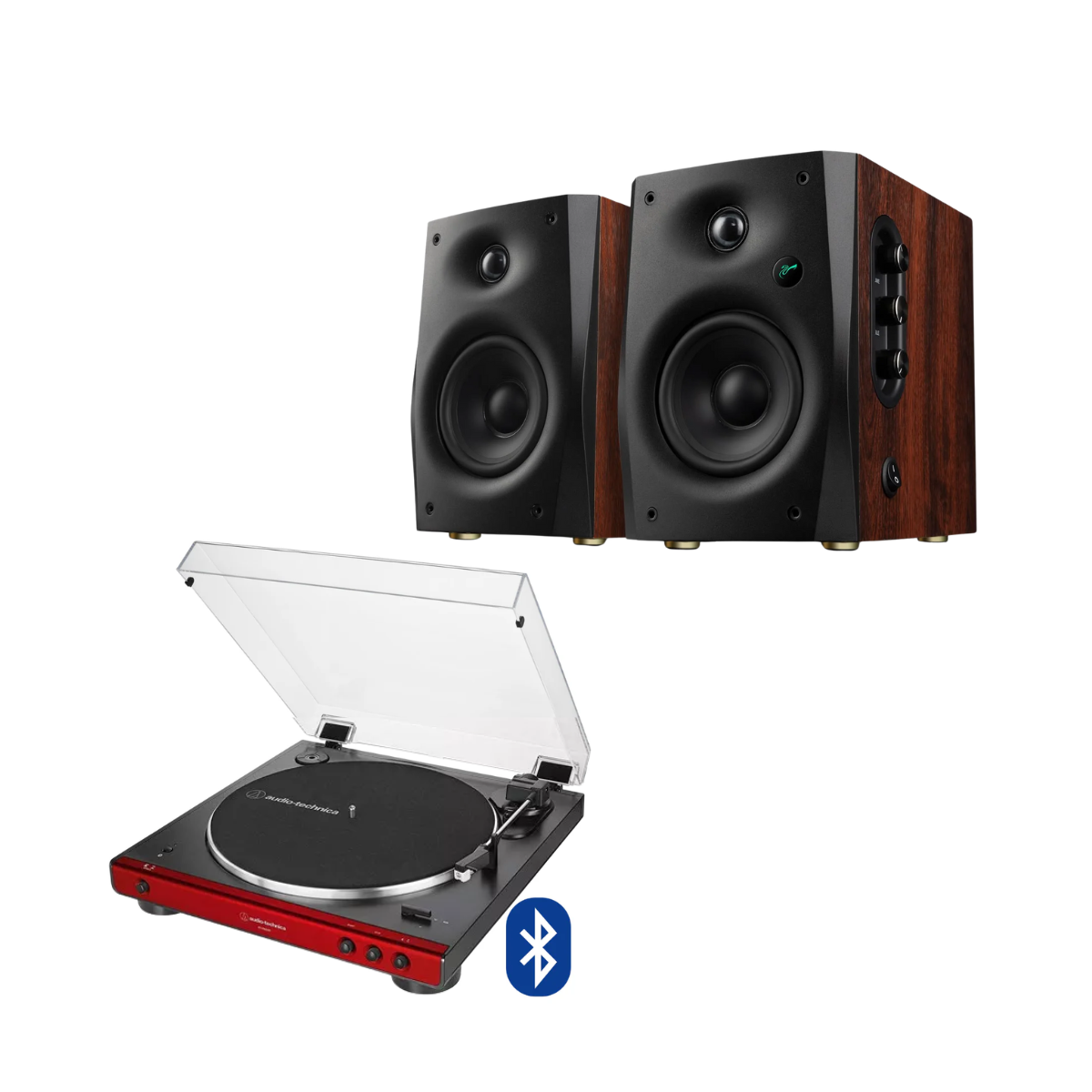Pack Tornamesa AT-LP60XBT + Parlantes D1100 (Preventa: despachos a partir del 17 de Noviembre)