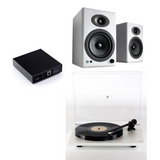 Pack Tornamesa Planar 1 Matt + Preamplificador A2D + Parlantes A5+