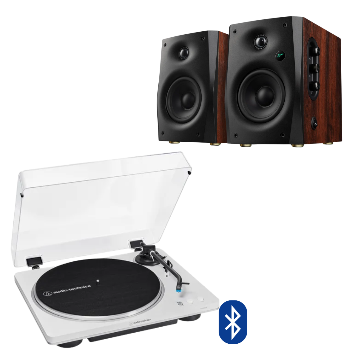 Tornamesa AT-LP70XBT + Parlantes D1100 (Preventa: despachos a partir del 17 de Noviembre)