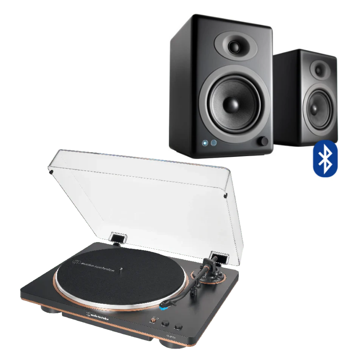 Pack Tornamesa AT-LP70X + Parlantes A5+ Wireless