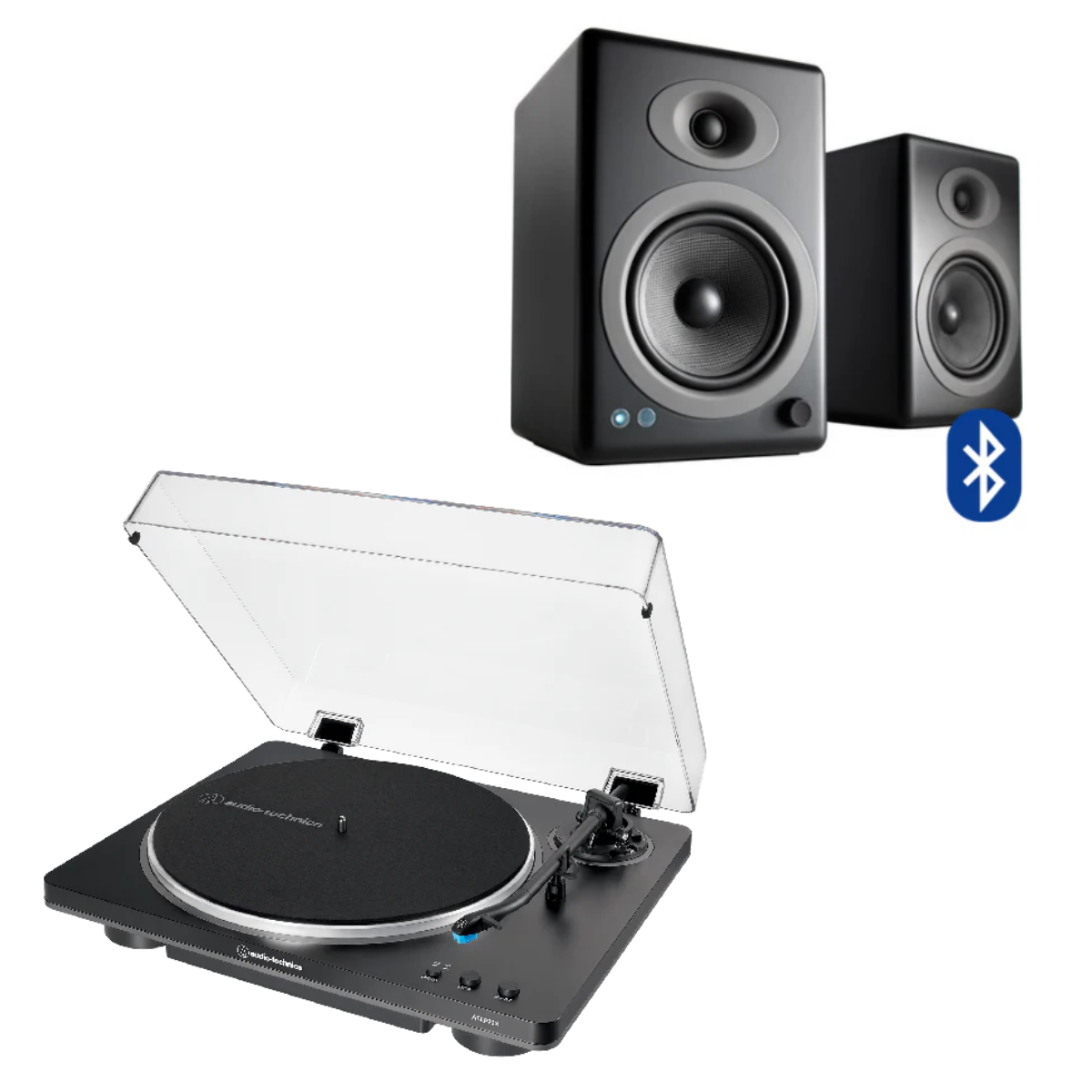 Pack Tornamesa AT-LP70X + Parlantes A5+ Wireless