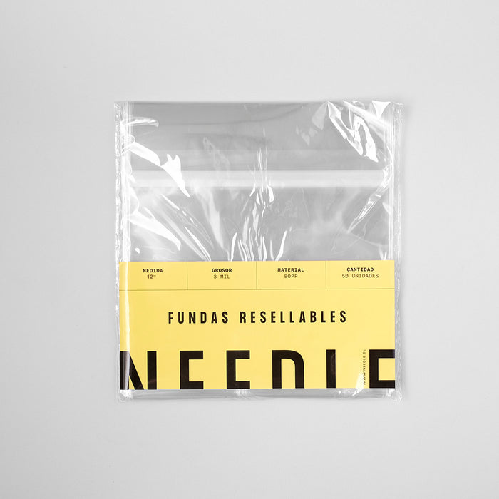 Fundas Exteriores Resellables 12" (50u)