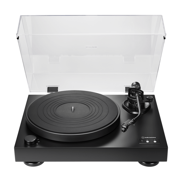 Tornamesa AT-LP8X de tracción directa con plato de aluminio de 2kg, brazo J-shape y cápsula AT-VM95E incluida