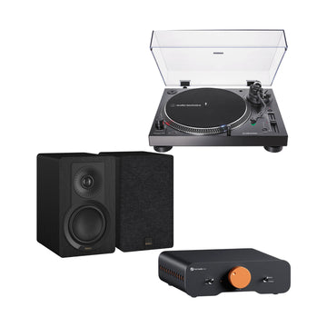 Pack Tornamesa AT-LP120XUSB + Amplificador Fosi ZA3 48V + Parlantes DALI Kupid