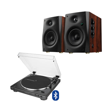 Pack Tornamesa AT-LP60XBT + Parlantes D1100 (Preventa: despachos desde el 19 de noviembre)