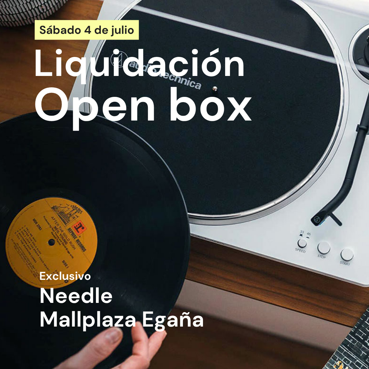 Venta Especial Openbox este Sábado en Needle Mall Plaza Egaña