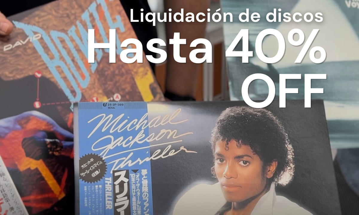 Venta especial de vinilos este sábado en Needle Mallplaza Vespucio