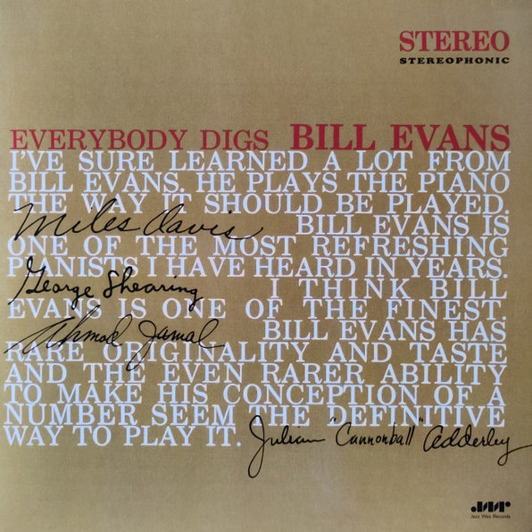 Everybody Digs Bill Evans (Jazz Wax) — Bill Evans