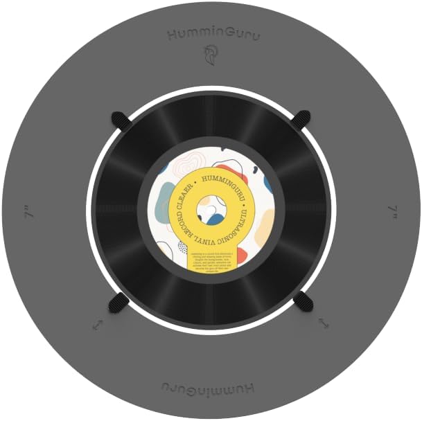 Adaptador Humminguru para vinilos de 7 pulgadas - Vista principal del accesorio para lavadora HG01