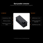 Amplificador de audífonos Fosi Audio SK02 con entrada óptica