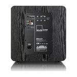 Panel trasero del SVS SB-2000 Pro con el amplificador Sledge STA-550D