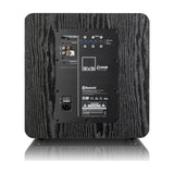 Panel trasero del SVS SB-2000 Pro con el amplificador Sledge STA-550D