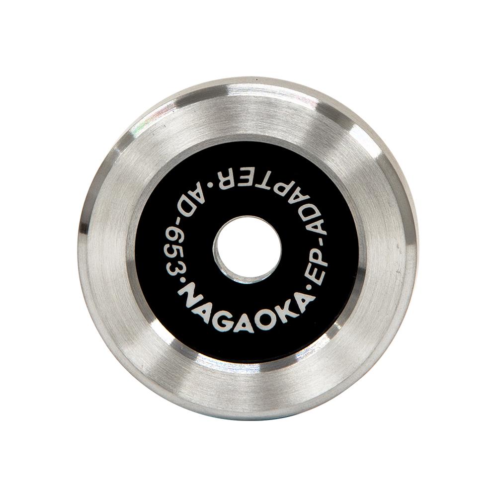 Adaptador de 45 rpm Nagaoka AD-653 para vinilos de 7 pulgadas