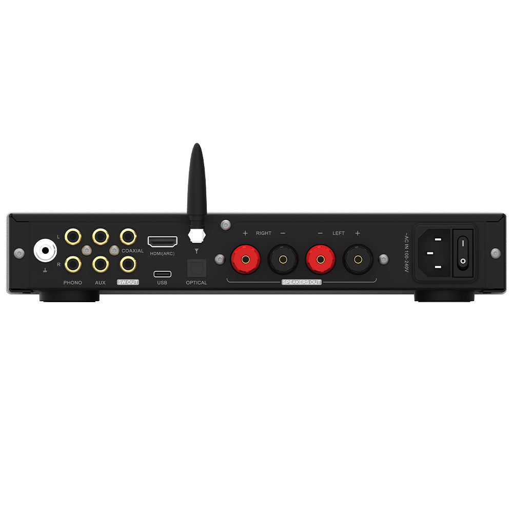 Amplificador Integrado SMSL AL400 con pre phono MM/MC y HDMI eARC - foto 2