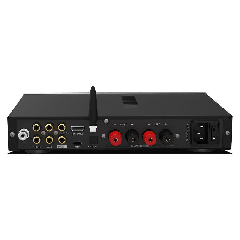 Amplificador Integrado SMSL AL400 con pre phono MM/MC y HDMI eARC - foto 4