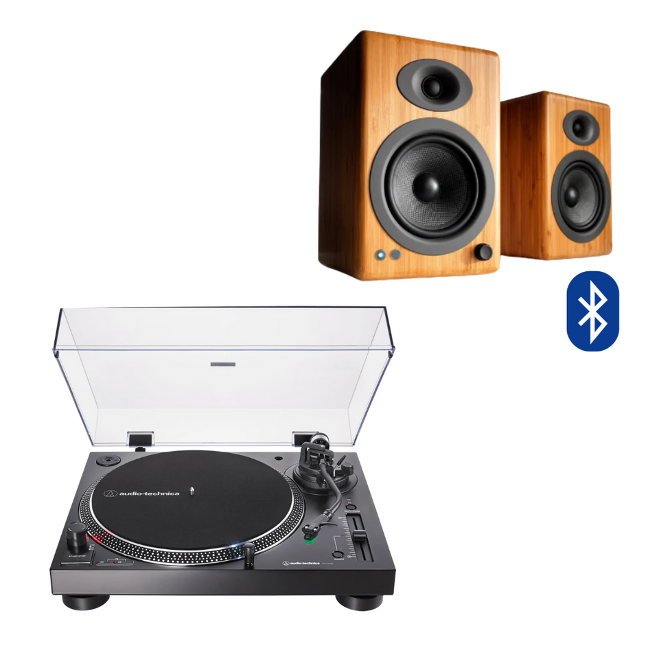 Pack Tornamesa AT-LP120XUSB + Parlantes A5+ Wireless