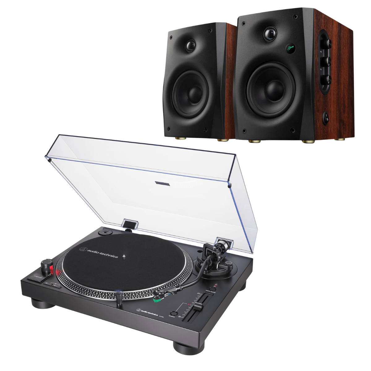 Pack Tornamesa AT-LP120XUSB + Parlantes D1100 (Preventa: despachos desde el 11 de noviembre)
