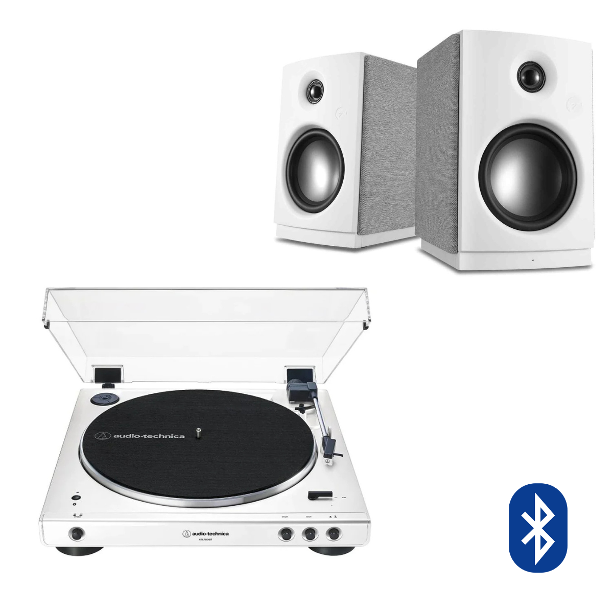 Pack Tornamesa AT-LP60XBT + Parlantes OS-10