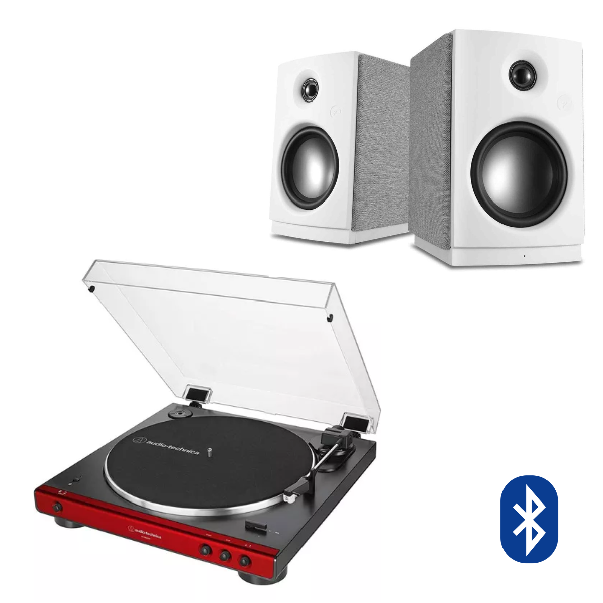 Pack Tornamesa AT-LP60XBT + Parlantes OS-10