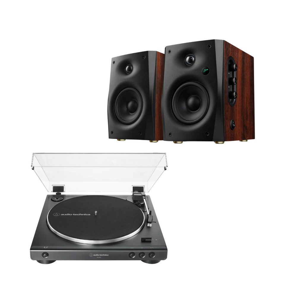 Pack Tornamesa AT-LP60X + Parlantes D1100