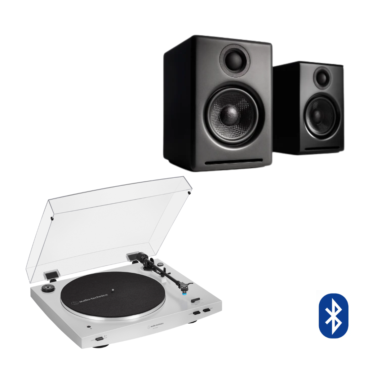 Pack Tornamesa AT-LP3X + Parlantes A2+ Wireless (Preventa: despachos a partir del 3 de Septiembre)