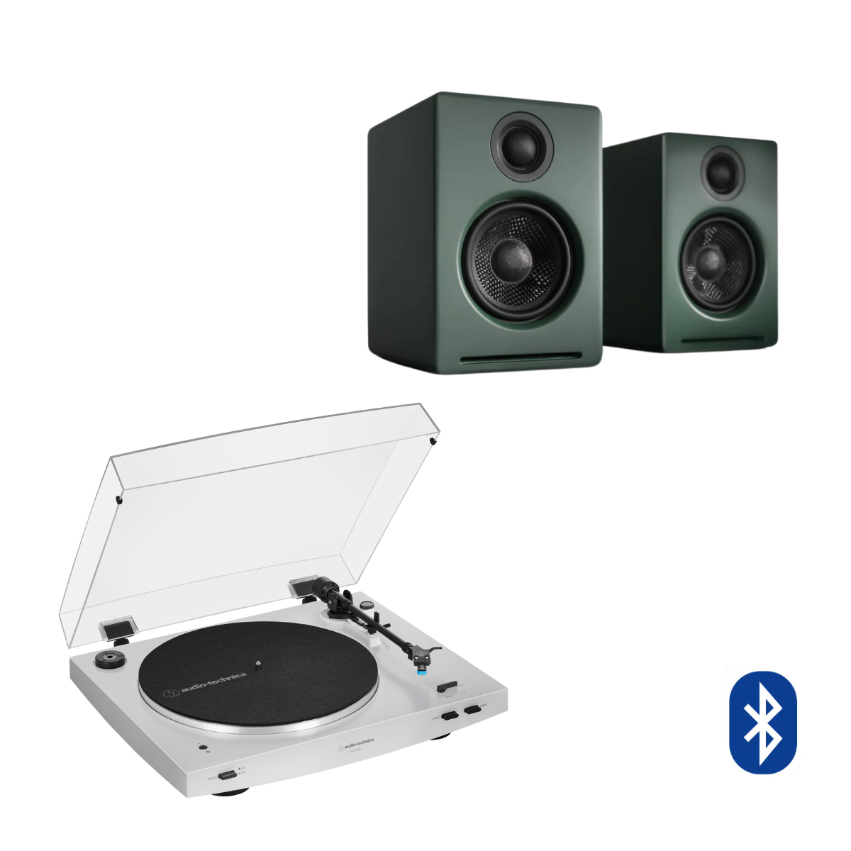 Pack Tornamesa AT-LP3X + Parlantes A2+ Wireless (Preventa: despachos a partir del 3 de Septiembre)