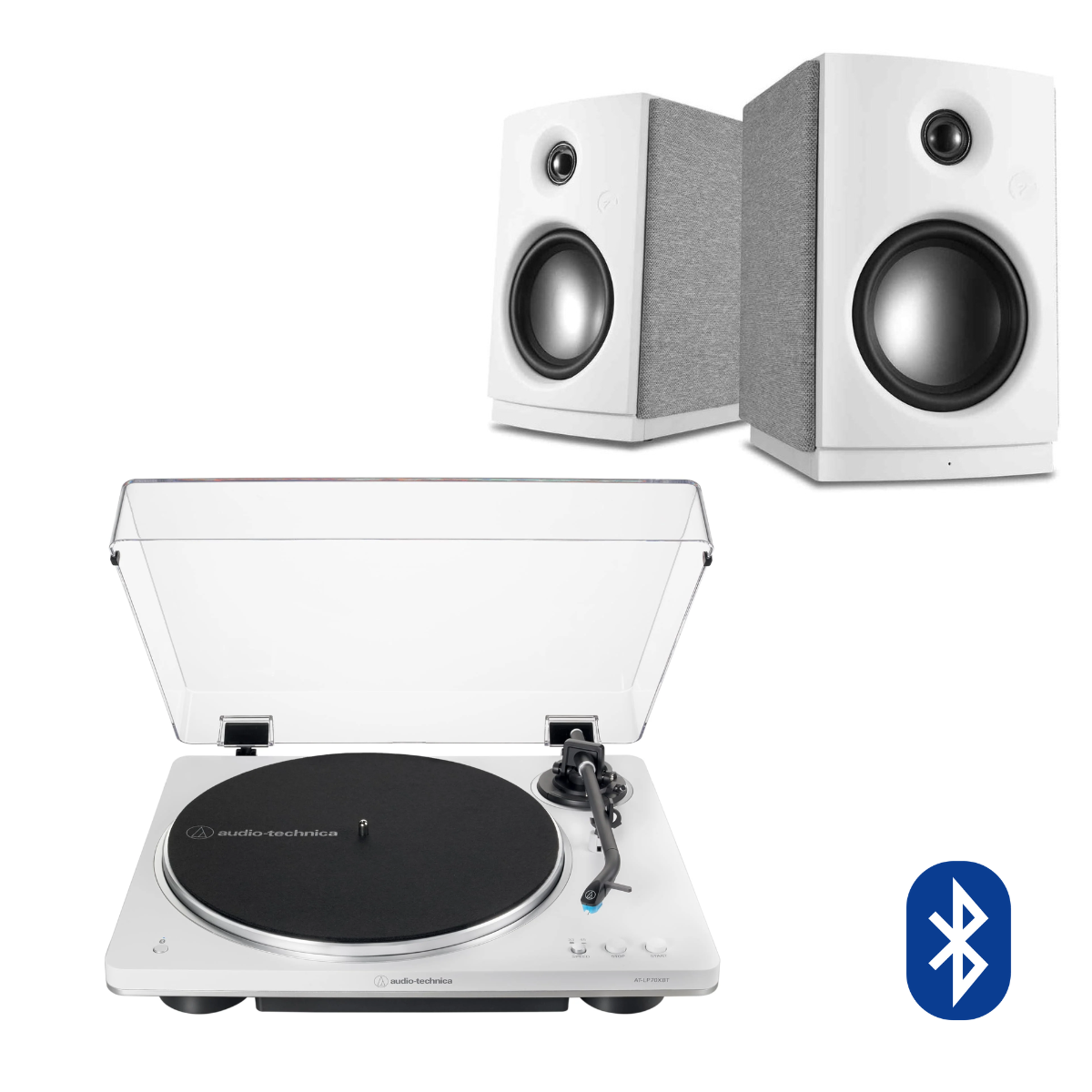 Pack Tornamesa AT-LP70XBT + Parlantes OS-10