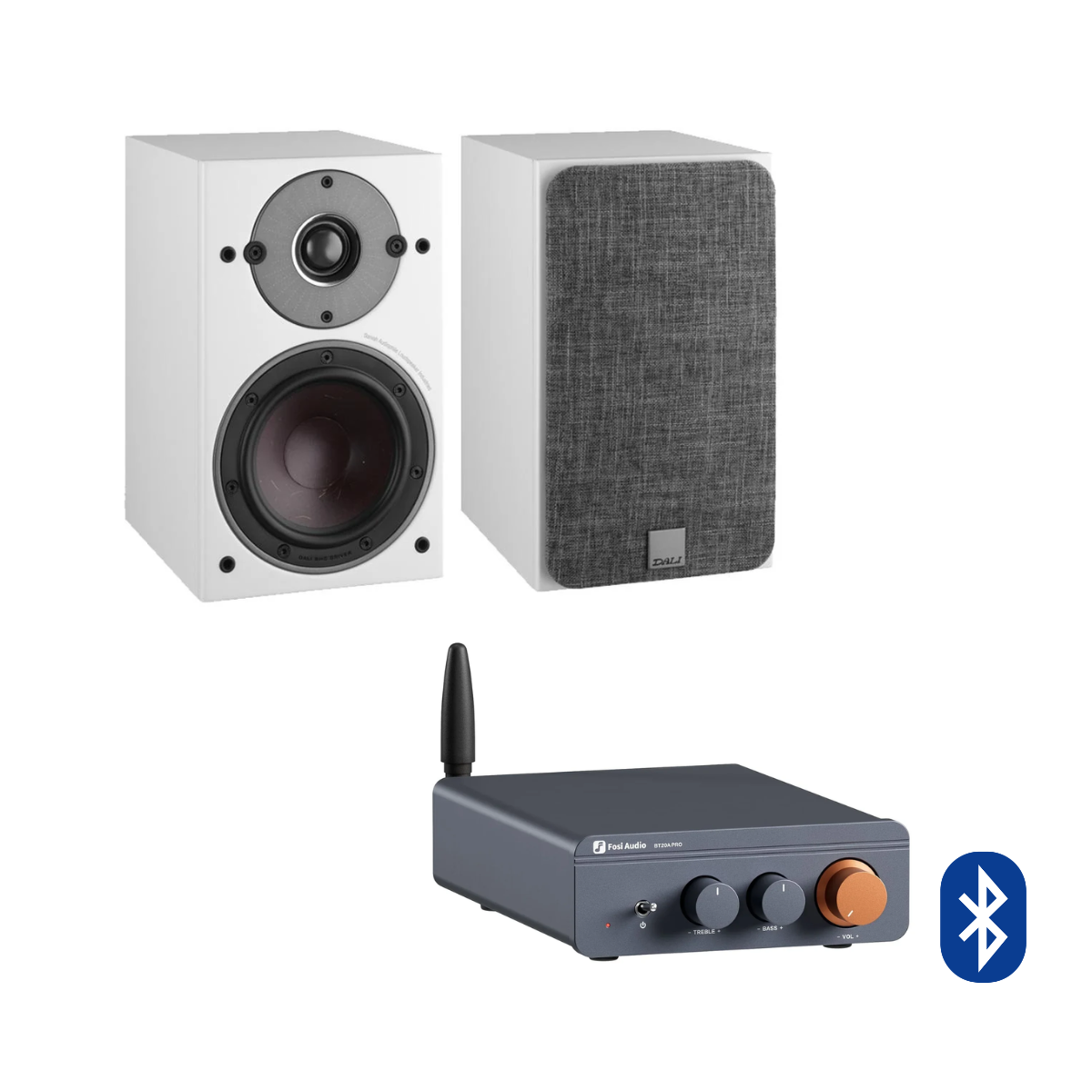 Pack Amplificador BT20A Pro + Parlantes Oberon 1