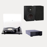 Tornamesa Planar 1 + Amplificador IO + Parlantes SONIK 1 — Sistema Hi-Fi Completo