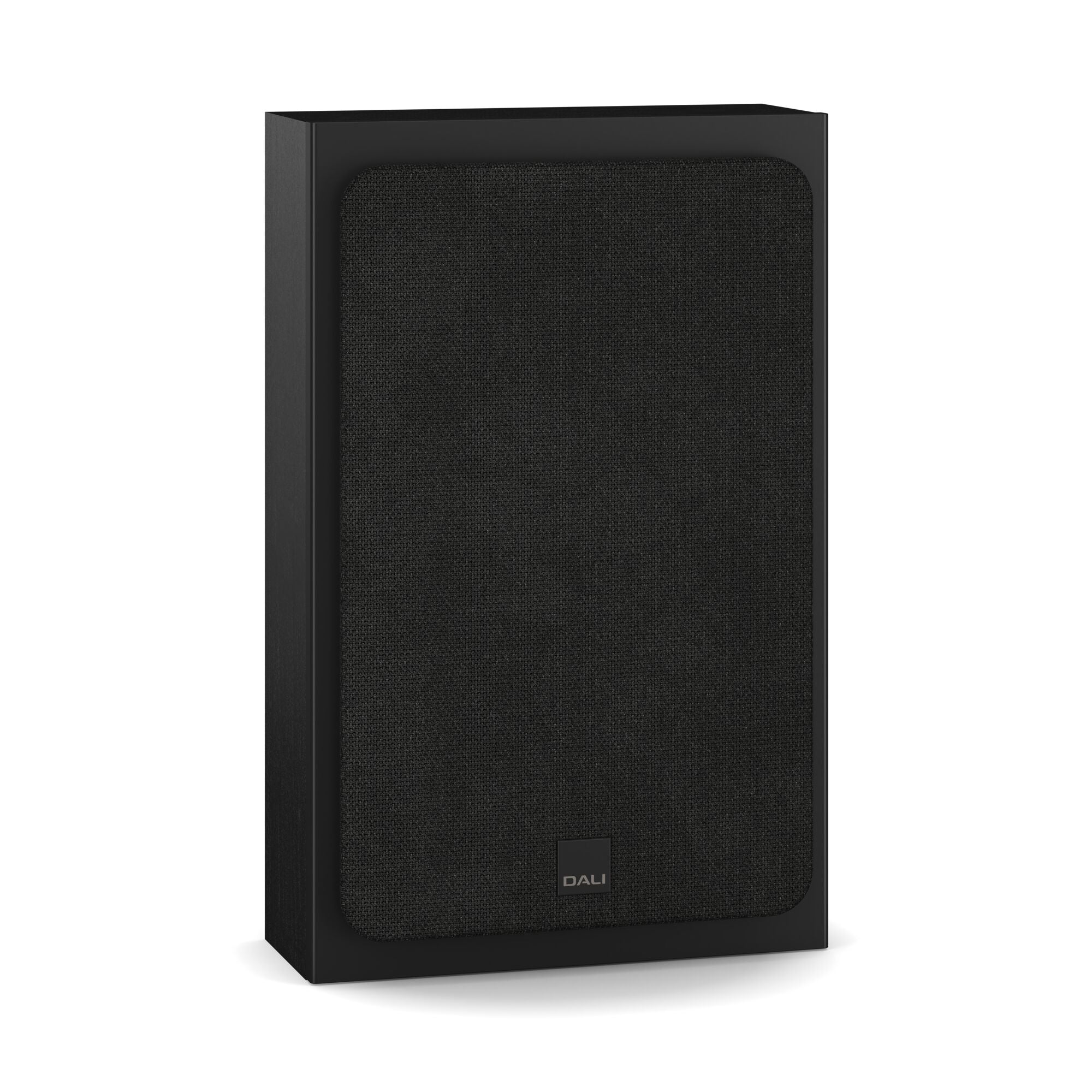 Parlantes de pared DALI Sonik On-Wall en Black Ash, con grilla
