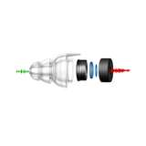 Tapones para oídos con filtro acústico