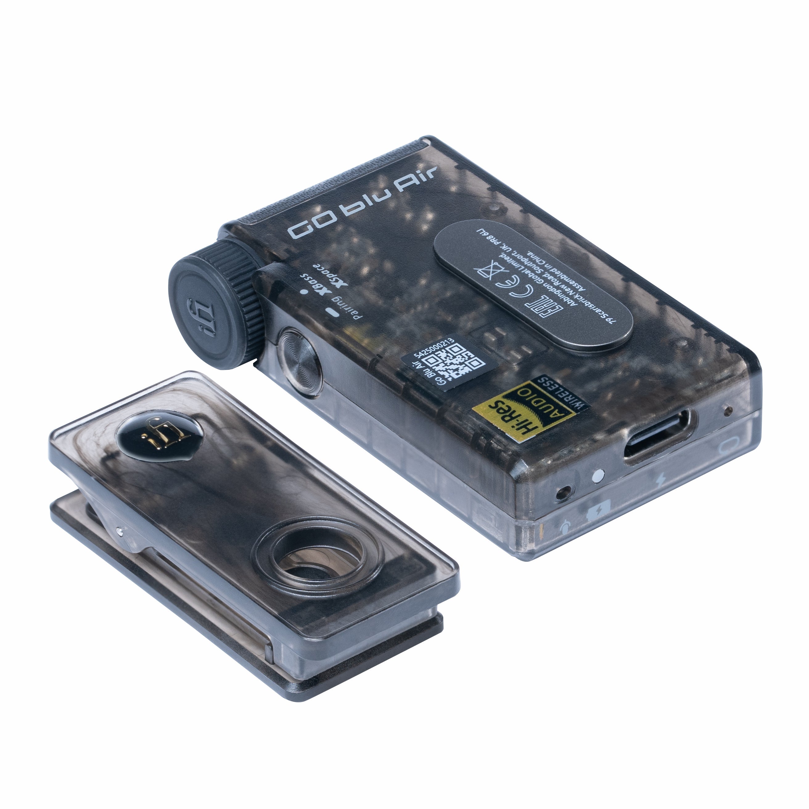 DAC Bluetooth portátil iFi GO blu Air con clip magnético