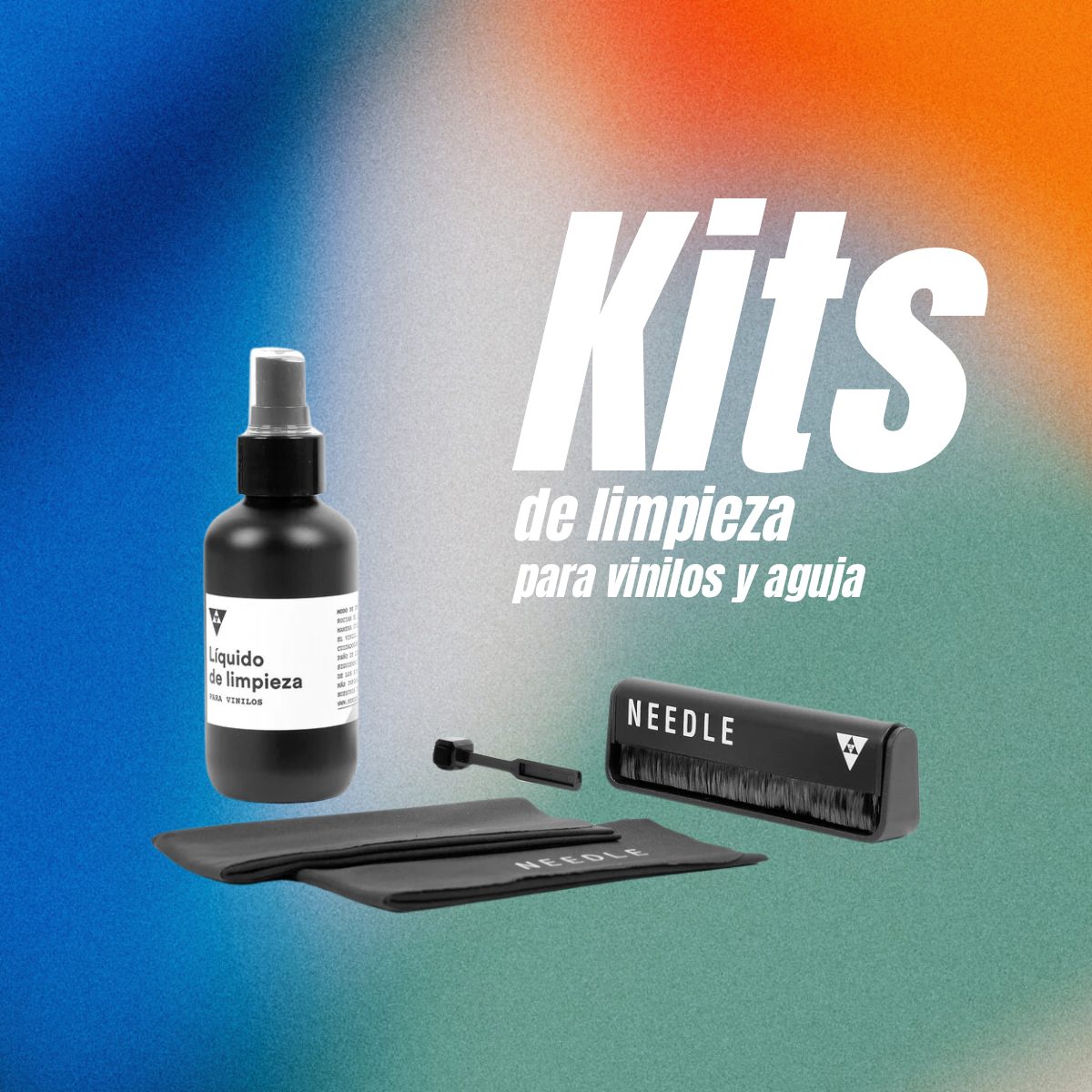 Kit de limpieza para vinilos Needle