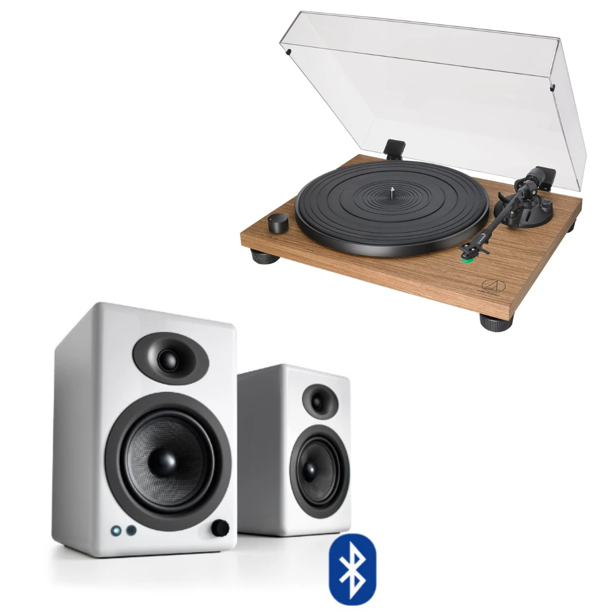 Pack Tornamesa AT-LPW40WN + Parlantes Activos A5+ Wireless