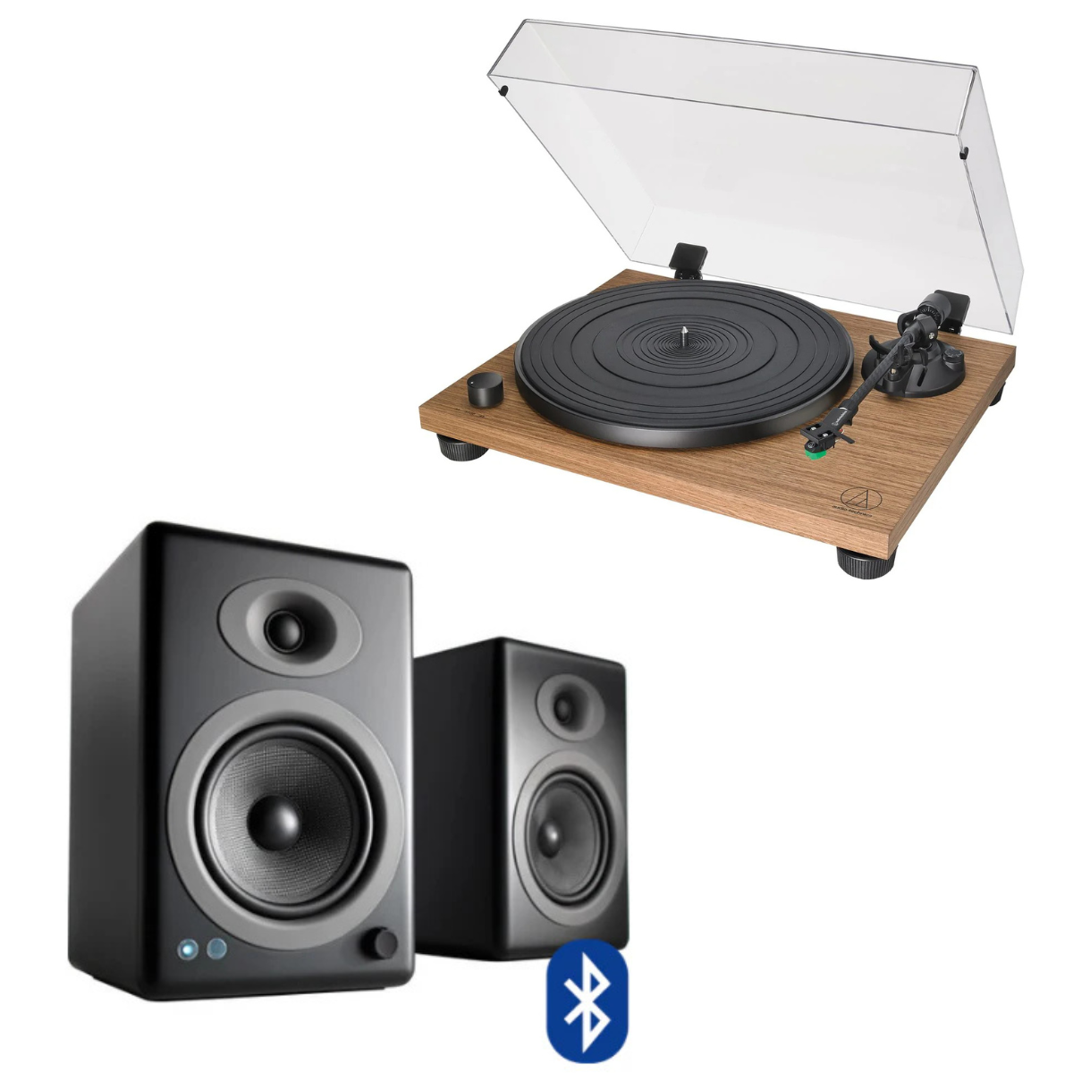 Pack Tornamesa AT-LPW40WN + Parlantes Activos A5+ Wireless