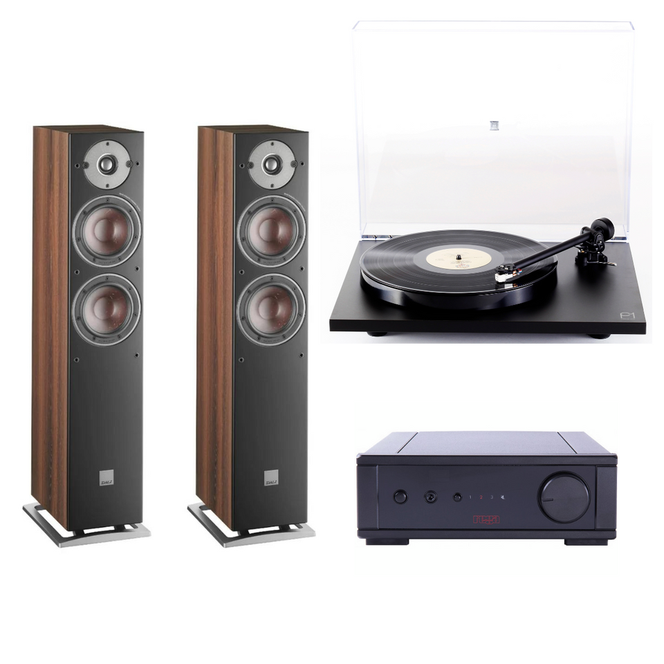 Pack Tornamesa Planar 1 Matt + Amplificador IO + Parlantes Oberon 5