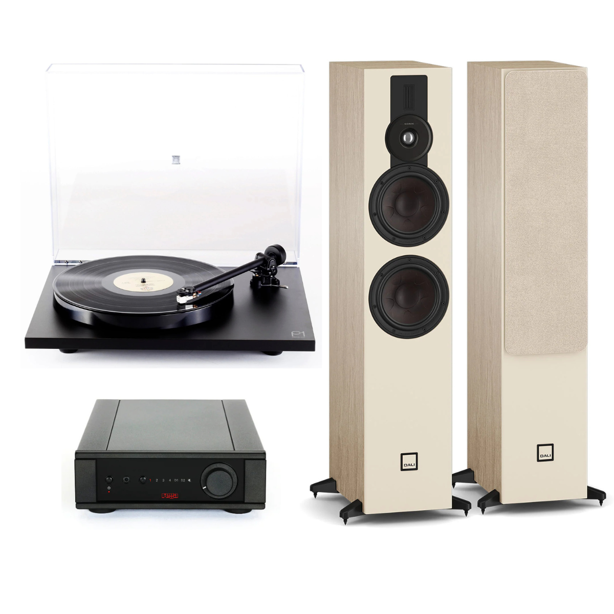 Pack Tornamesa Planar 1 + Amplificador Brio MK7 + Parlantes Sonik 7