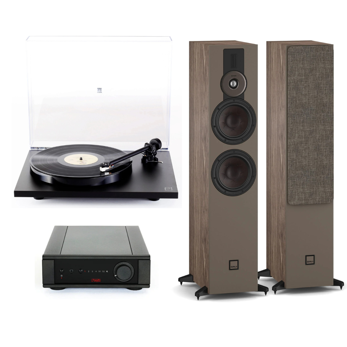 Pack Tornamesa Planar 1 + Amplificador Brio MK7 + Parlantes Sonik 7