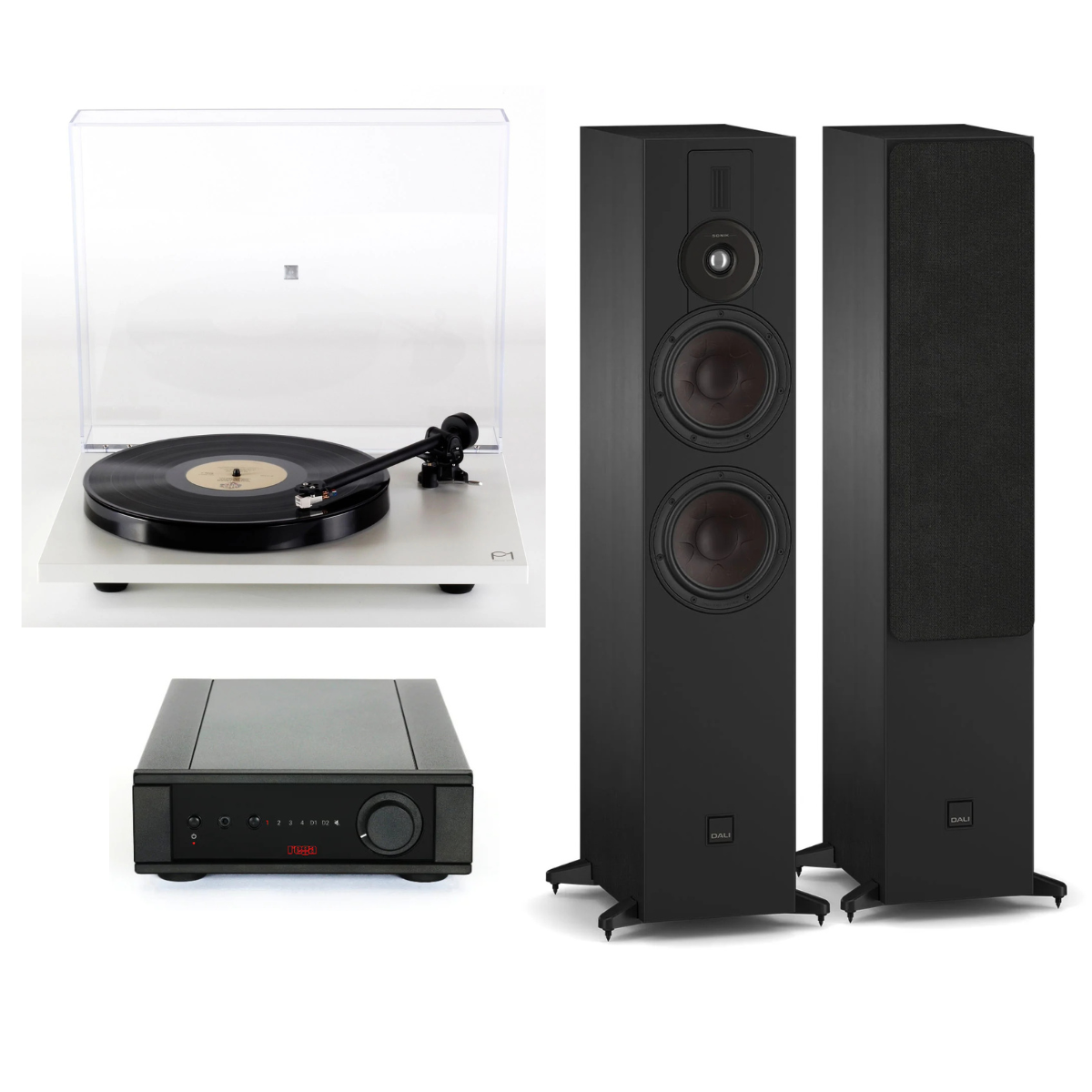 Pack Tornamesa Planar 1 + Amplificador Brio MK7 + Parlantes Sonik 7