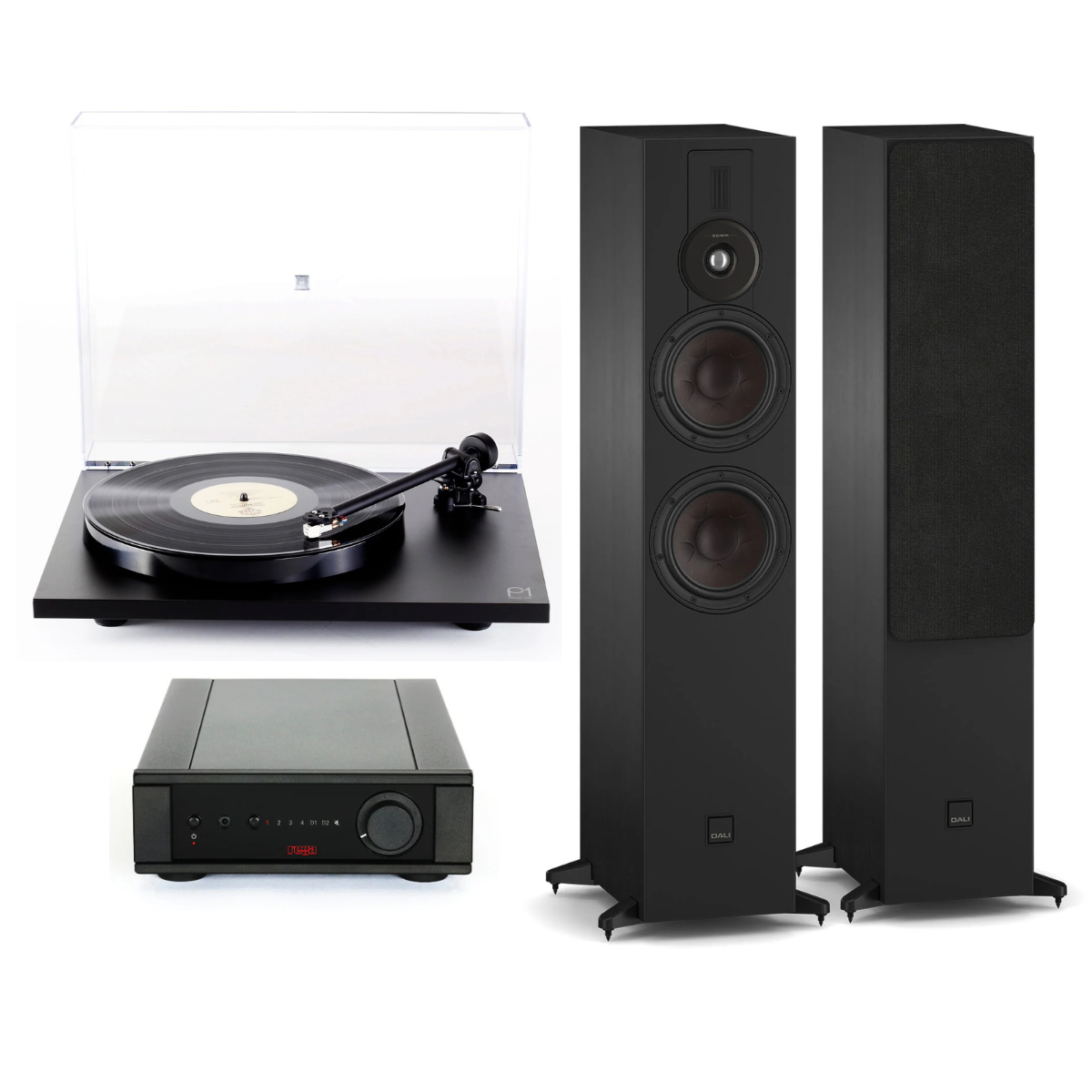 Pack Tornamesa Planar 1 + Amplificador Brio MK7 + Parlantes Sonik 7