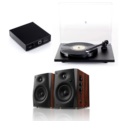 Pack Tornamesa Planar 1 + Prephono A2D + Parlantes Swan D1100 (Preventa: despachos desde el 11 de noviembre)