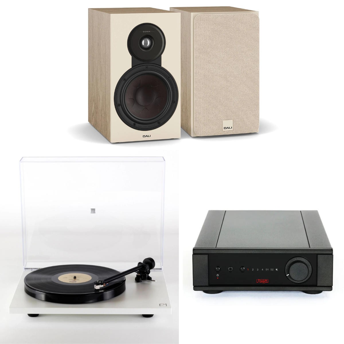 Pack Tornamesa Planar 1 + Amplificador Brio MK7 + Parlantes Sonik 3