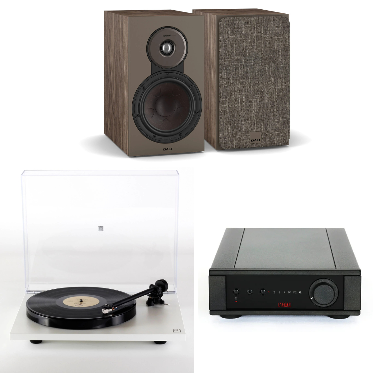 Pack Tornamesa Planar 1 + Amplificador Brio MK7 + Parlantes Sonik 3