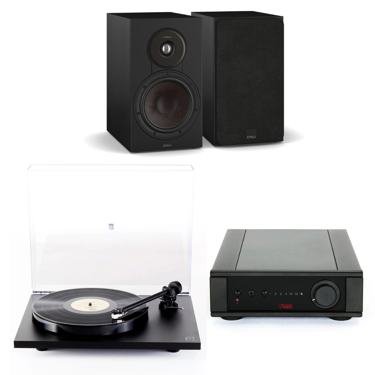 Pack Tornamesa Planar 1 + Amplificador Brio MK7 + Parlantes Sonik 3