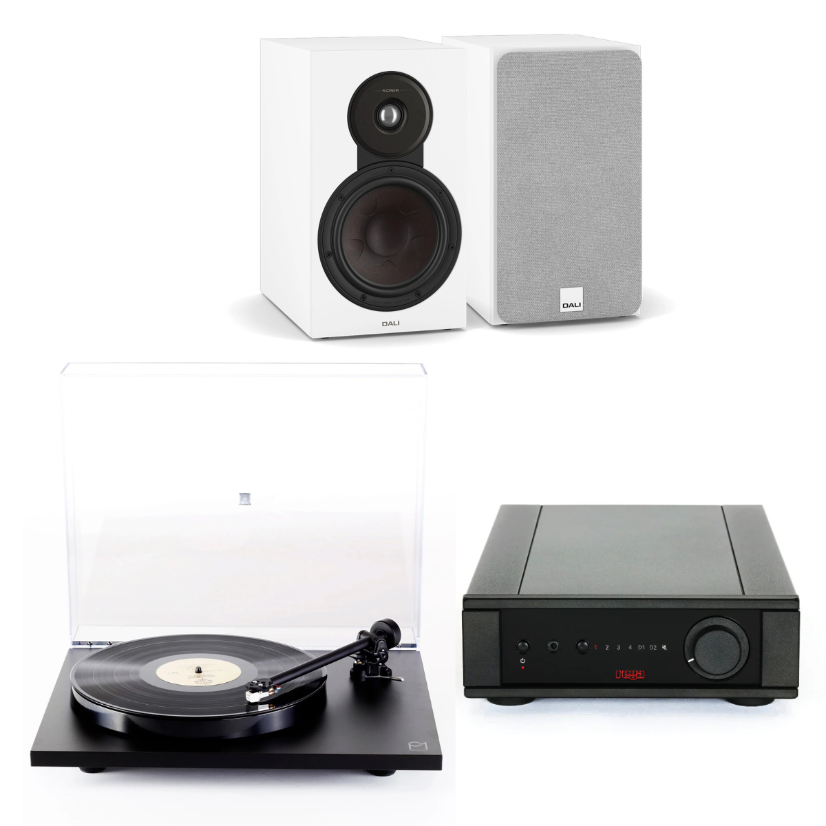Pack Tornamesa Planar 1 + Amplificador Brio MK7 + Parlantes Sonik 3