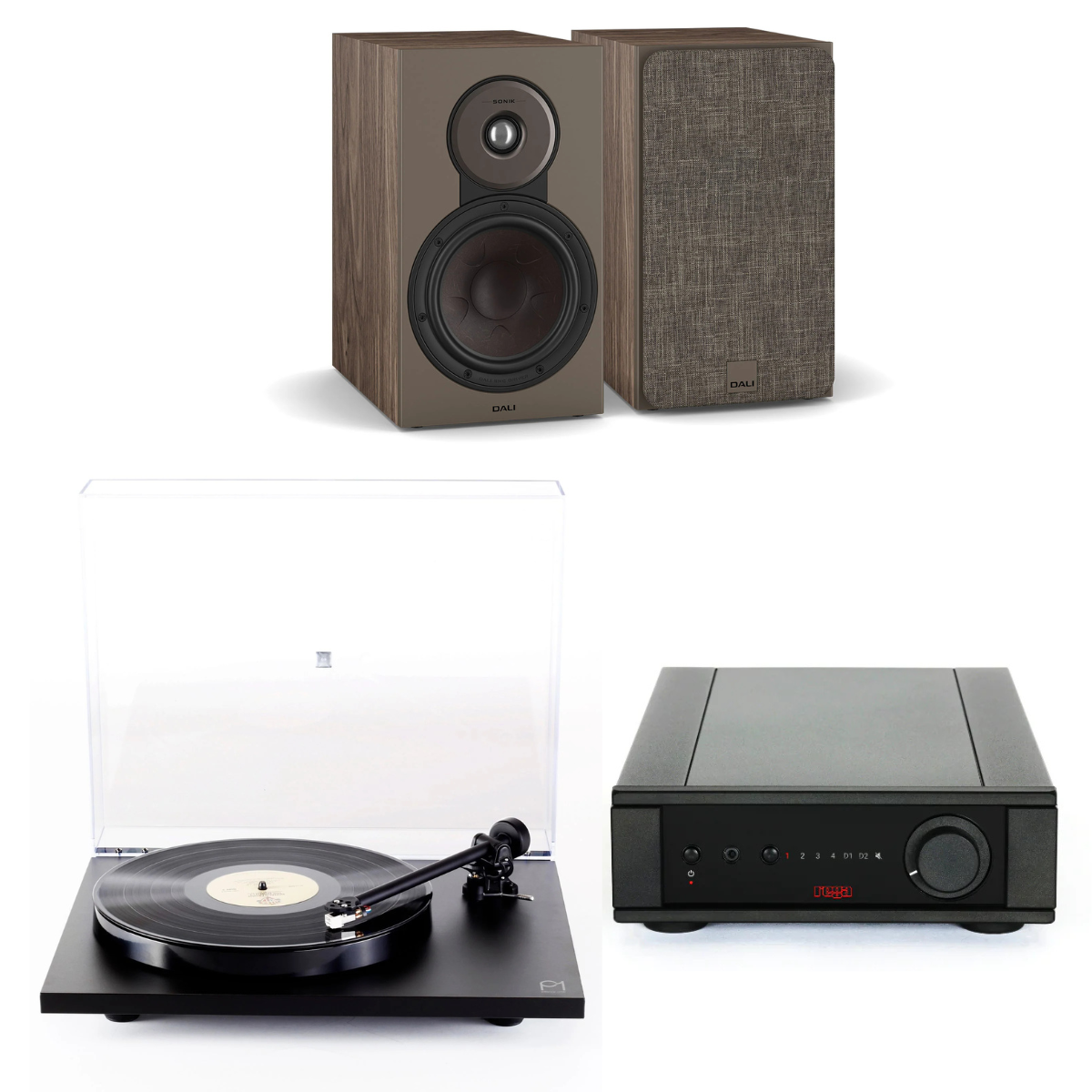Pack Tornamesa Planar 1 + Amplificador Brio MK7 + Parlantes Sonik 3