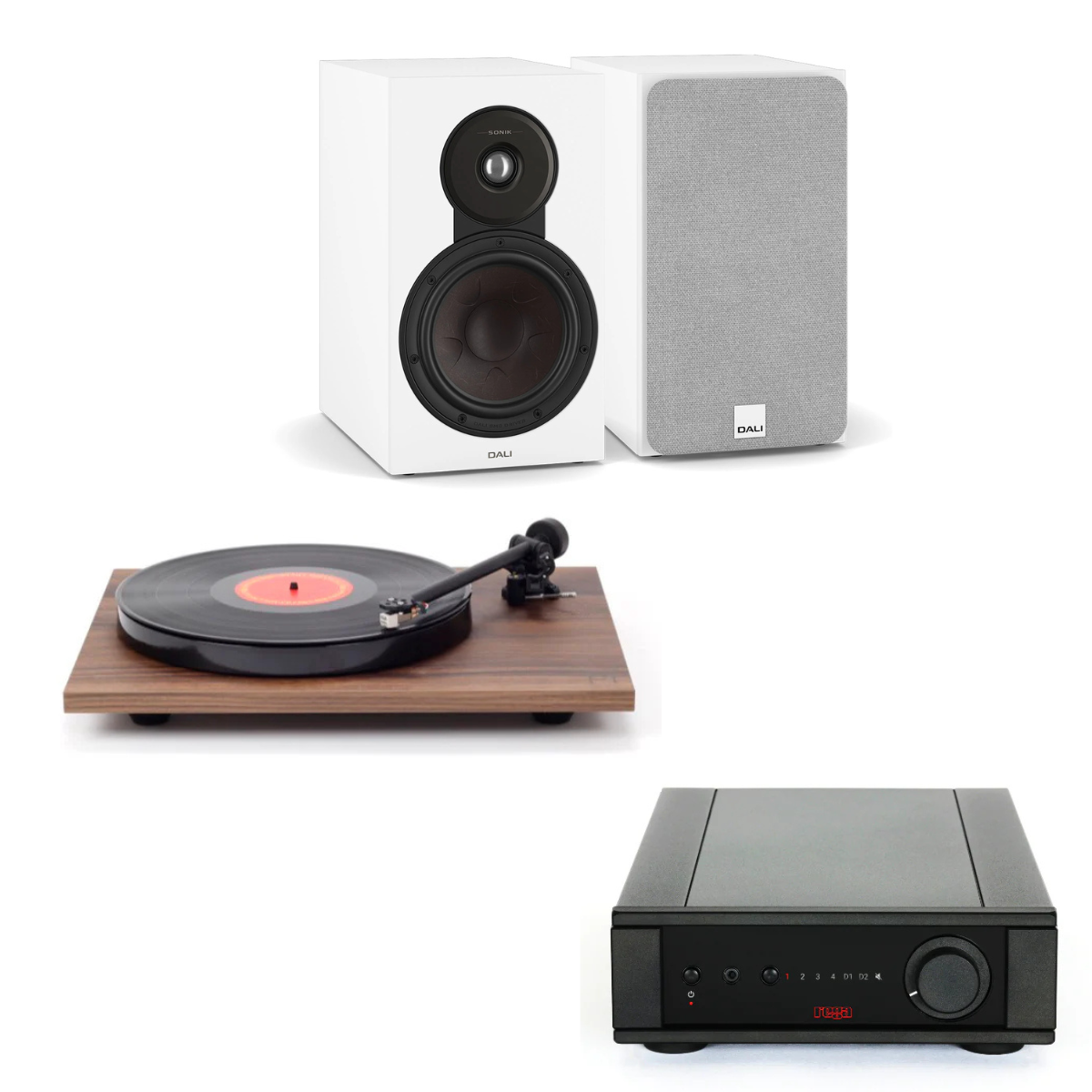 Pack Tornamesa Planar 1 + Amplificador Brio MK7 + Parlantes Sonik 3